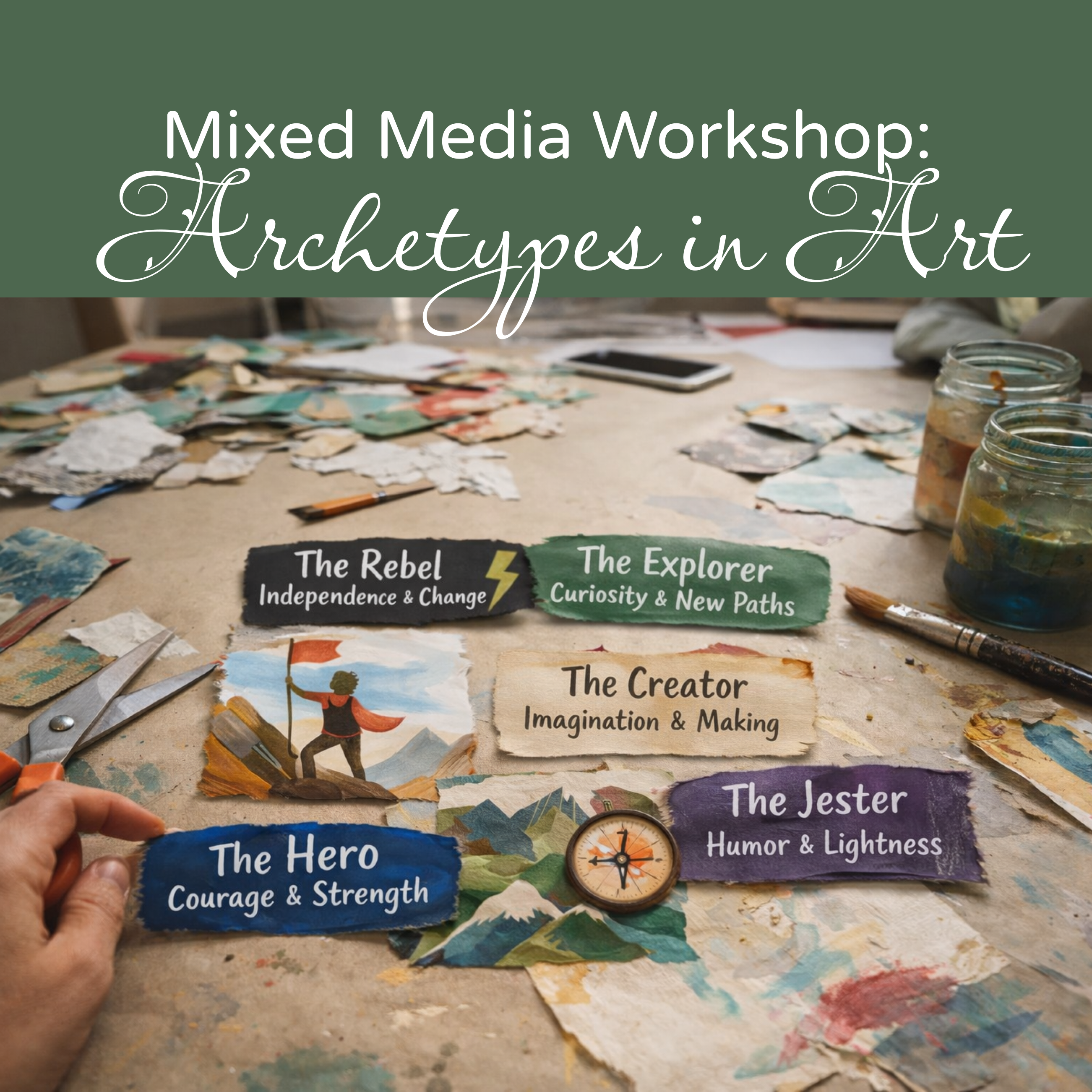 Mixed Media Workshop: Archetypes in Art - logo